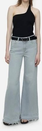 Closed Glow-Up Wide Leg Jean In Light Grey