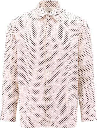 Pantaloni Torino Shirts - Heren - Zakelijke Overhemden - Beige - XL - Polyester - Overhemden