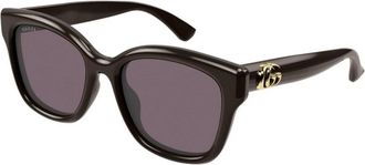 Gucci Authentieke Stijlvolle Brillen- Premium Kwaliteit! - Dames - Zonnebrillen - Bruin - 55 MM - Accessoires