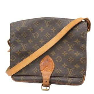 Louis Vuitton Pre-owned Cross Body Bags, female, Brown, Size: ONE SIZE Pre-owned Cartouchiere GM Shoulder Bag