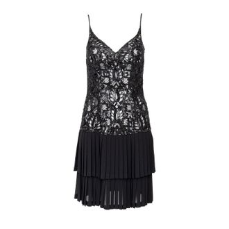 Valentino Valentino Night jurk met kralen - jaren 90