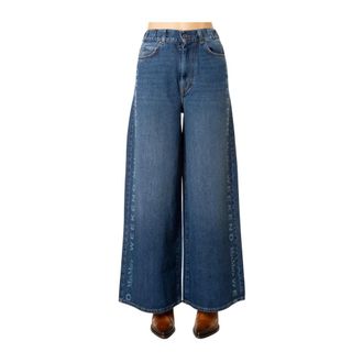 Max Mara Vortice Wide Jeans - Jeans - Mujer - Azul - S