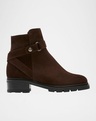 La Canadienne Steven Suede Ankle Booties