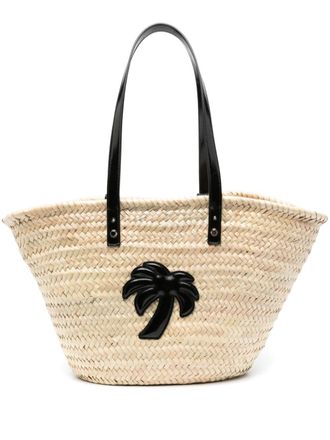 Palm Angels Mand palmapplicatie - Beige