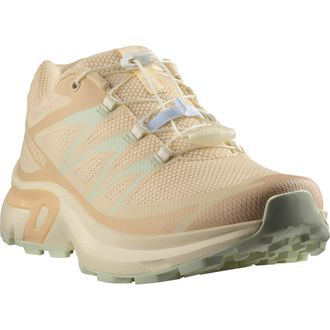 Salomon Sneaker SALOMON XT-EVR, Damen, Gr. 42, beige (sun kiss, hazelnut, canary gr&uuml;n), Synthetik, Textil, Schuhe Sneaker, vom XT-6 inspiriert, Quicklace