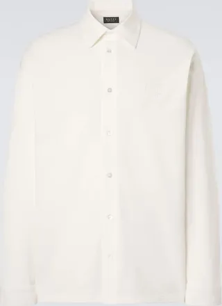 Gucci Camicia in piqu&eacute; di misto cotone