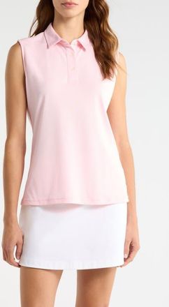 Swannies Piper Sleeveless Golf Polo in Pink at Nordstrom, Size X-Large