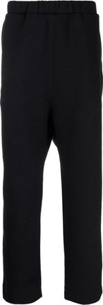 White Mountaineering four-pocket track pants - men - Polyester/Rayon/Polyurethane - 4 - Black