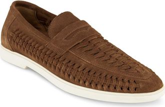 Karl Lagerfeld Achille Penny Loafer in Cognac at Nordstrom Rack, Size 11.5