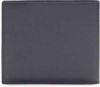 Ferragamo Mens Leather Wallet New Navy Calf Bos Taurus