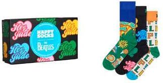 Happy Socks giftbox sokken The Beatles - set van 3 multi