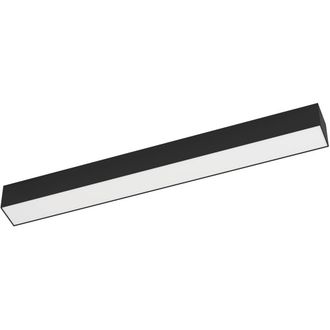Loops Sleek Black LED Wall Light for Indoor Space - Stylish Home Lighting