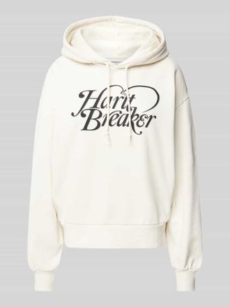 Carhartt Work in Progress Hoodie mit Statement-Print Modell Harttbreaker in Ecru, Gr&ouml;&szlig;e XS