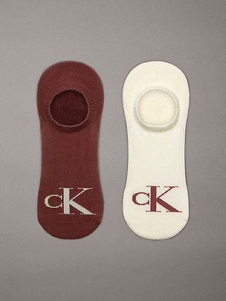 Calvin Klein Pack De 2 Pares De Calcetines Invisibles De Algod&oacute;n Suave