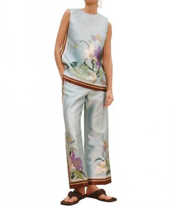 Alemais Alfie Top In Ice Blue
