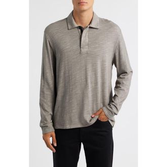 Rag & Bone Washed Flame Rugby Polo Top in Grey at Nordstrom Rack, Size Xx-Large