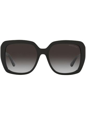 Michael Kors Manhattan square-frame sunglasses - women - Acetate - 55 - Black