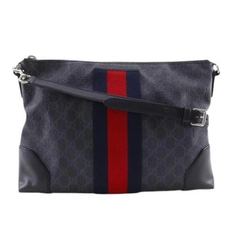 Gucci Pre-owned Vintage Messenger Bag - Dames - Pre-owned - Zwart - Maat: ONE Size
