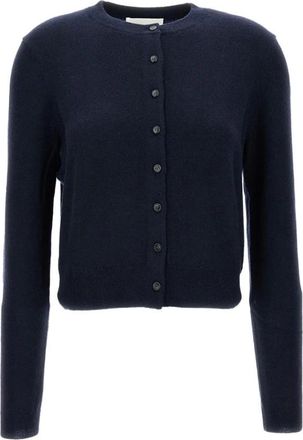 Lisa Yang Karia Cardigan - Dames - Cashmere truien - Blauw - XS - Kasjmier - Truien & Vesten