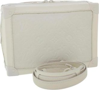 Louis Vuitton Pre-owned Canvas Cross Body Tas - Dames - Vintage Schoudertas - Wit - ONE Size - Vintage