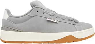 Tommy Hilfiger Suede Skater Sneaker - Heren - Sneakers - Grijs - 41 EU - Leer - Schoenen