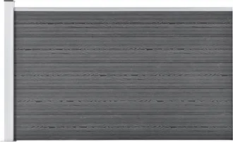 vidaXL Vidaxl - Pannello Di Recinzione In Wpc 175x105 Cm Grigio