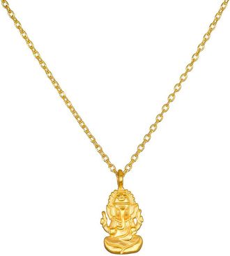 Satya Jewelry Favored by Fortune Ganesha Necklace