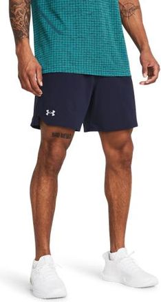 Under Armour Mens Vanish Woven 6 Shorts - Mod Grey/Midnight Navy Size 3XL