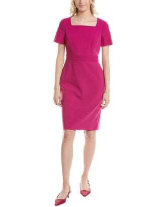 Brooks Brothers Square Neck Sheath Dress
