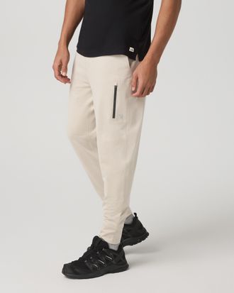 Vuori Clothing Sunday Performance Jogger Pants | Limestone Heather | XS, Size Extra Small