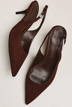 Black Suede Studio Branca 65 Kitten Heels
