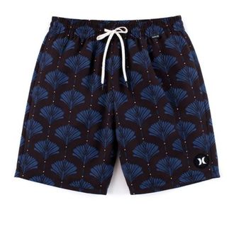 Hurley Volley Icon Printing Press Arbore Badehose f&uuml;r Herren | blau