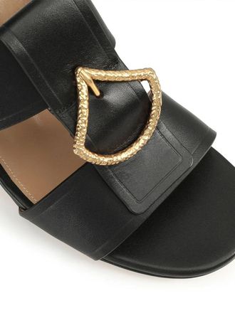 Sergio Rossi Sandalen - Sandals Black - Gr. 37,5 (EU) - in Schwarz - f&uuml;r Damen