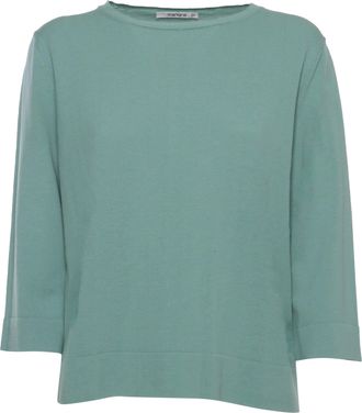 KANGRA Aqua Green Cotton Sweater