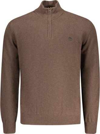 Timberland Trui met lange mouwen - Heren - Vesten met rits - Bruin - S - Hoodies & sweatvesten