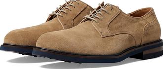 Johnston & Murphy Hartley Plain Toe Mens Lace Up Wing Tip Shoes Taupe : 10.5 M