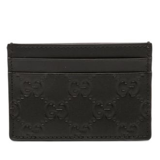 Gucci Pre-owned Gucci Guccissima Card Holder Unisex FHLZ0Z38HI847T4H