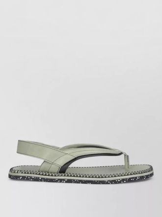 Kiko Kostadinov heel strap flat sole open toe sandal