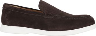 Doucal's Dark Brown Adler Suede Leather Loafers