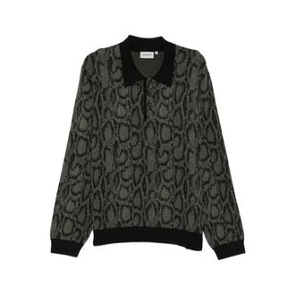 Carhartt Work in Progress Carhartt Wip, Round-neck Knitwear, male, Green, Size: M Round-neck Knitwear Sweater