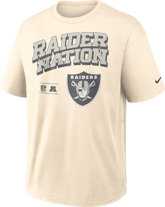 Nike Las Vegas Raiders Max90 Nike Mens NFL T-Shirt in Brown | 04T615A8D-S0W