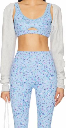 Beach Riot Womens Moxie Top In Iris Petal