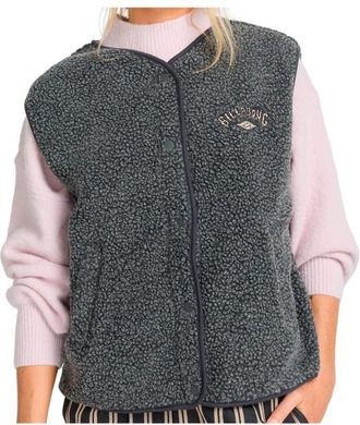 Billabong Be Happy Vest Fleecegilet f&uuml;r Damen | grau