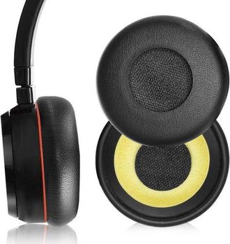 No Brand Almohadillas, Orejeras Y Almohadillas De Repuesto (1 Par) Para Jabra Evolve 20, 20se, 30, 30ii, 40, 65 Y 65+