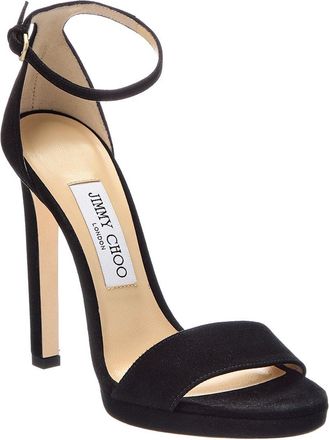 Jimmy Choo London Misty 120 Suede Sandal