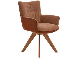 Schubiger M&ouml;bel Armlehnstuhl Pancho Eiche Massiv