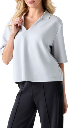 Guess Lyra Polo in Open Grey at Nordstrom, Size X-Small
