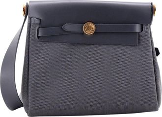Herm&egrave;s Herbag Zip Toile And 20 (Authentic Pre-Loved)
