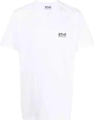 Golden Goose Star Collection T-shirt - Heren - T-shirts - Wit - XL - Katoen - Tops