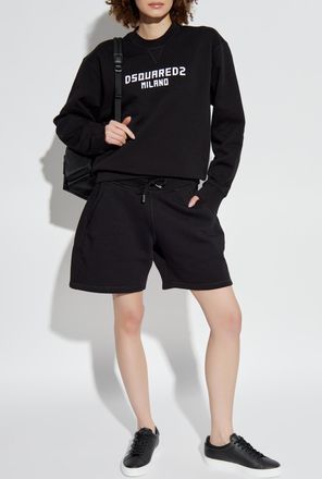 Dsquared2 Sweatshirt With Print, Womens, Black